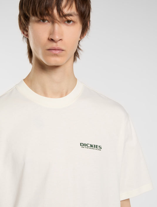 Dickies Men's Burns Light Weight T-shirt Beige DK0A87QIC481