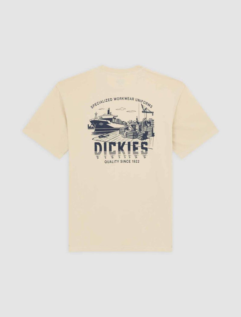Load image into Gallery viewer, Dickies Men&#39;s Pelham Light Weight T-shirt Desert Sand DK0A87QJL171
