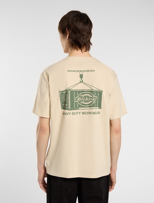 Dickies Men's Apison Light Weight T-shirt Desert Sand DK0A87QML171
