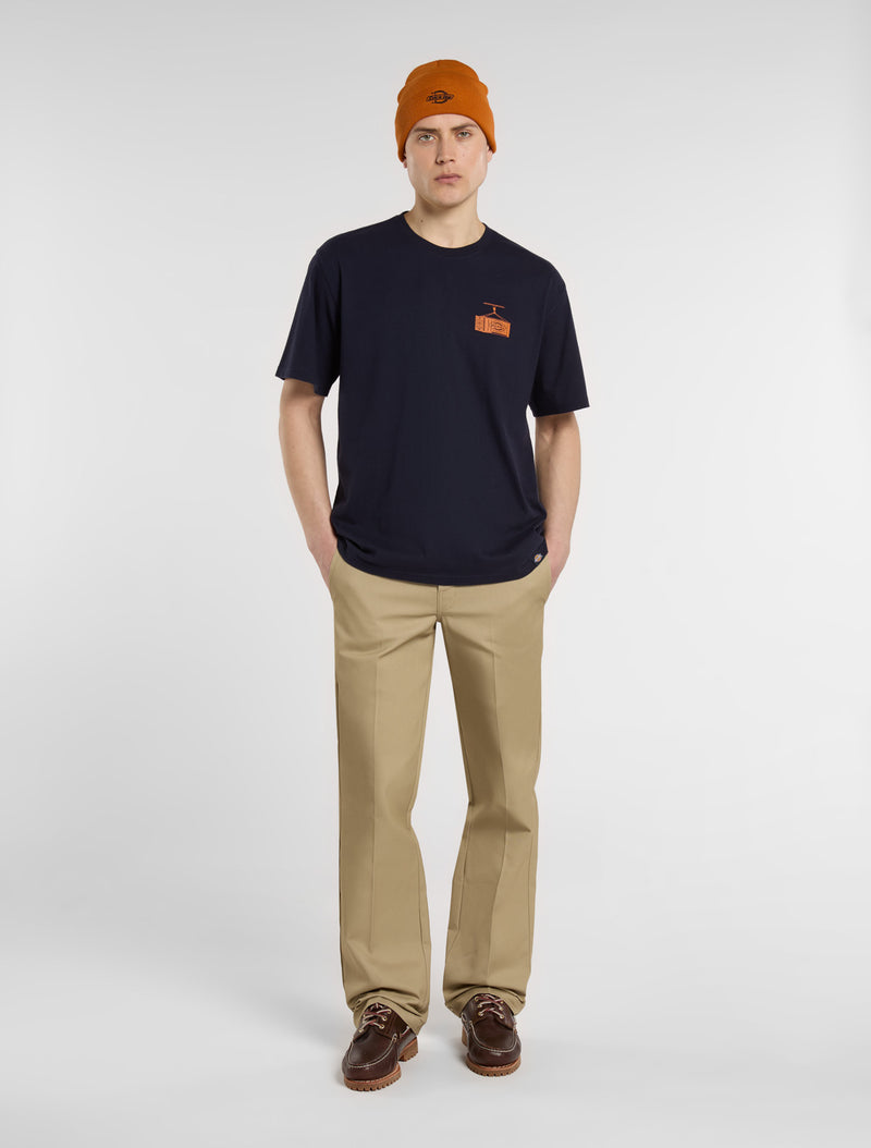 Load image into Gallery viewer, Dickies Men&#39;s Apison Light Weight T-shirt Dark Blue DK0A87QML181
