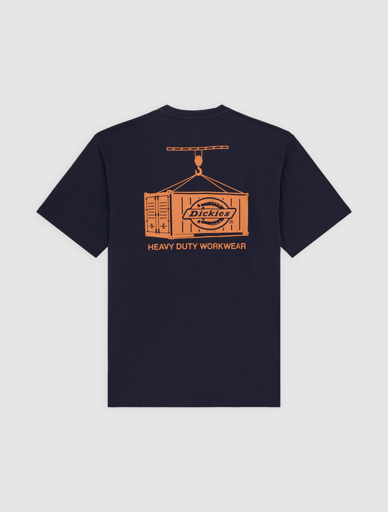 Load image into Gallery viewer, Dickies Men&#39;s Apison Light Weight T-shirt Dark Blue DK0A87QML181
