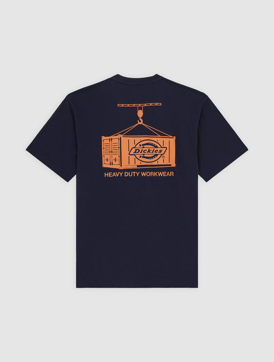 Dickies Men's Apison Light Weight T-shirt Dark Blue DK0A87QML181