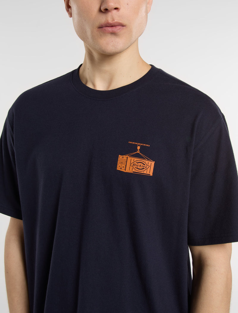 Load image into Gallery viewer, Dickies Men&#39;s Apison Light Weight T-shirt Dark Blue DK0A87QML181
