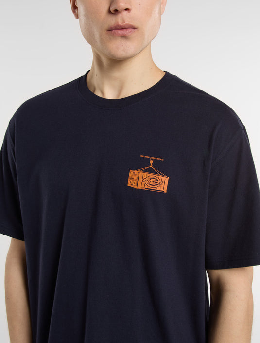 Dickies Men's Apison Light Weight T-shirt Dark Blue DK0A87QML181