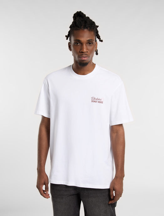 Dickies Men's Donut House Light Weight T-shirt White DK0A87QN0WH