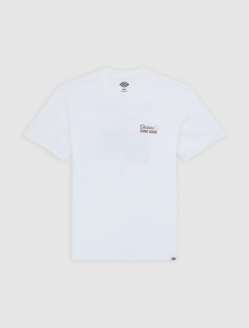 Load image into Gallery viewer, Dickies Men&#39;s Donut House Light Weight T-shirt White DK0A87QN0WH
