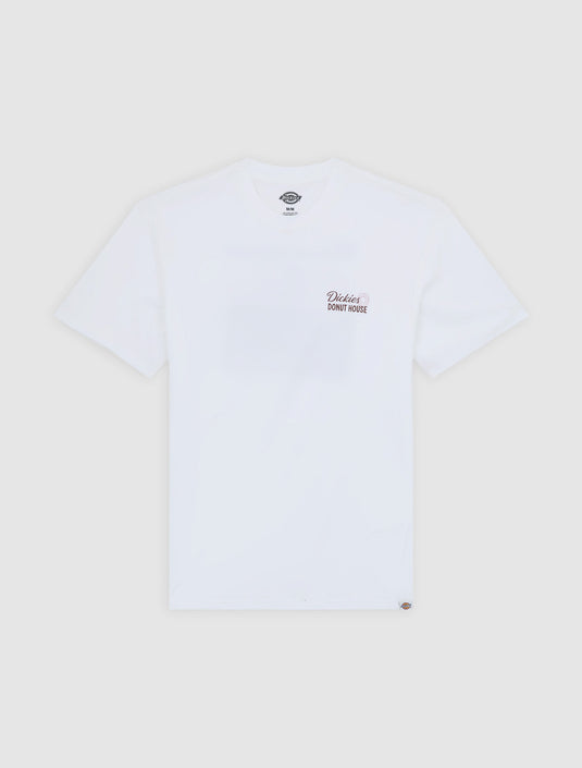 Dickies Men's Donut House Light Weight T-shirt White DK0A87QN0WH