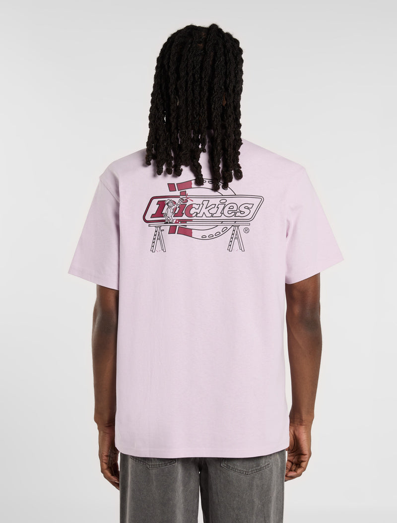 Load image into Gallery viewer, Dickies Men&#39;s Statesville Mid Weight T-shirt Peach Brulee DK0A87QPK73
