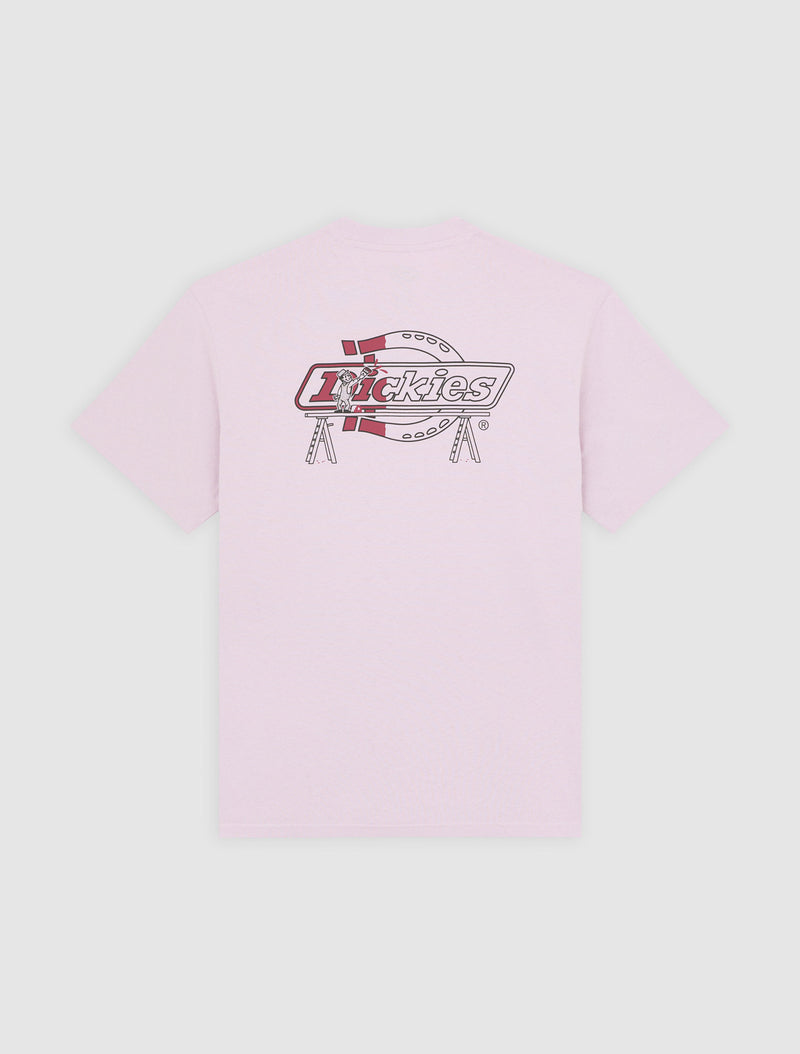 Load image into Gallery viewer, Dickies Men&#39;s Statesville Mid Weight T-shirt Peach Brulee DK0A87QPK73
