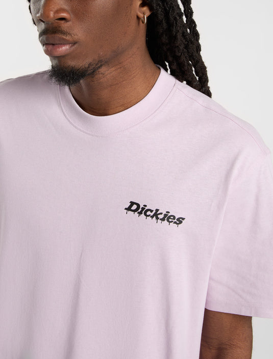 Dickies Men's Statesville Mid Weight T-shirt Peach Brulee DK0A87QPK73