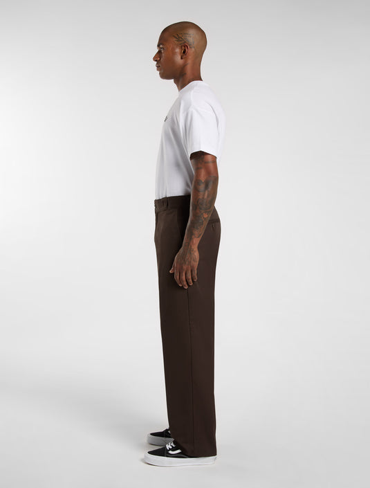 Dickies Men's 247 Loose Work Pants Dark Brown DK0A87YP0DB