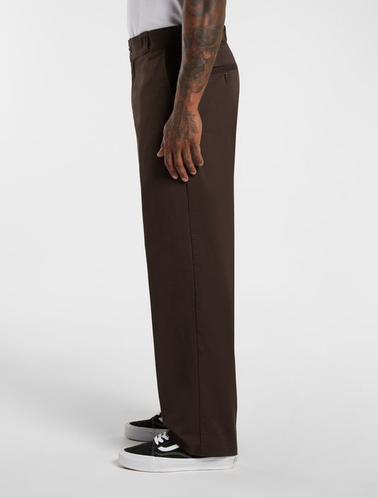 Dickies Men's 247 Loose Work Pants Dark Brown DK0A87YP0DB