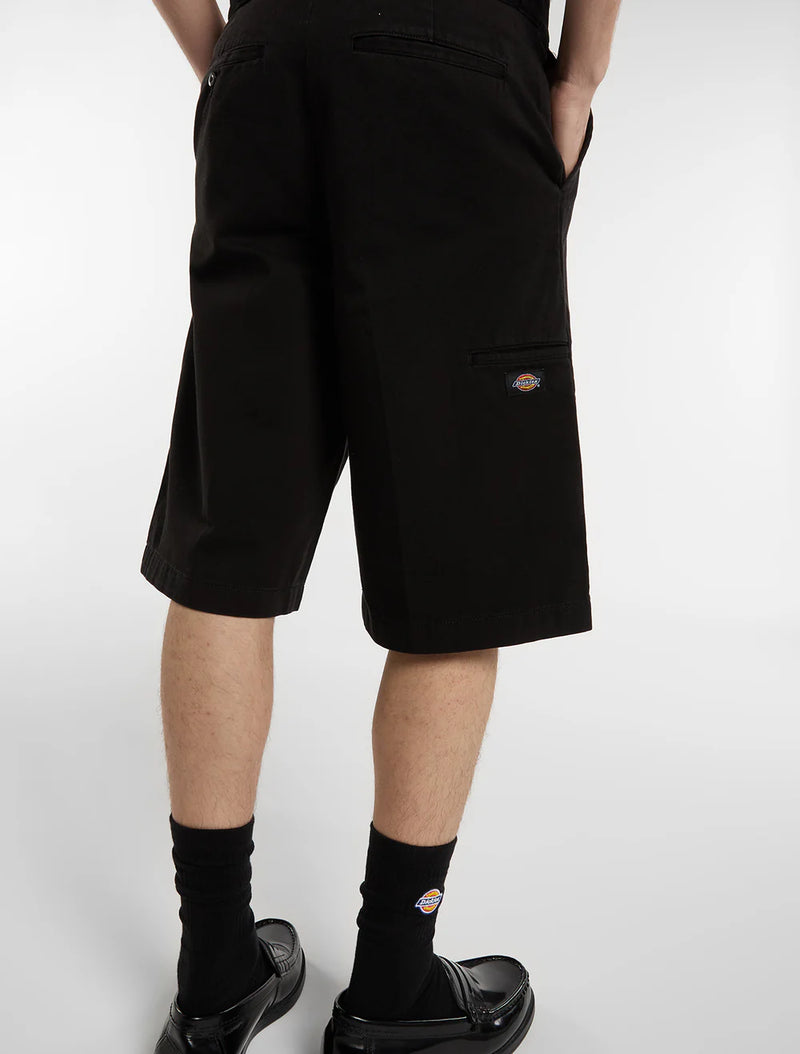 Load image into Gallery viewer, Dickies Men's 247 Garment Dye 13-Inch Loose Work Shorts Black DK0A881WBLK
