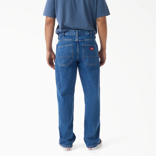 Dickies Men's 954 Relaxed Straight Work Jeans Classic Blue DK0A882ACLB