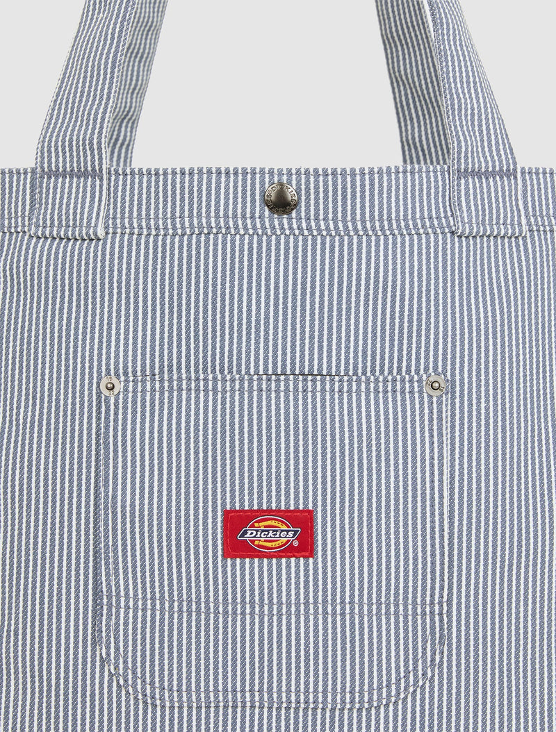 Load image into Gallery viewer, Dickies Unisex Cleveland Hickory Tote Bag Retro Indigo DK0A8835RI2
