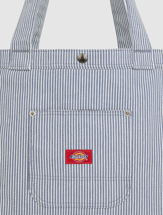 Dickies Unisex Cleveland Hickory Tote Bag Retro Indigo DK0A8835RI2