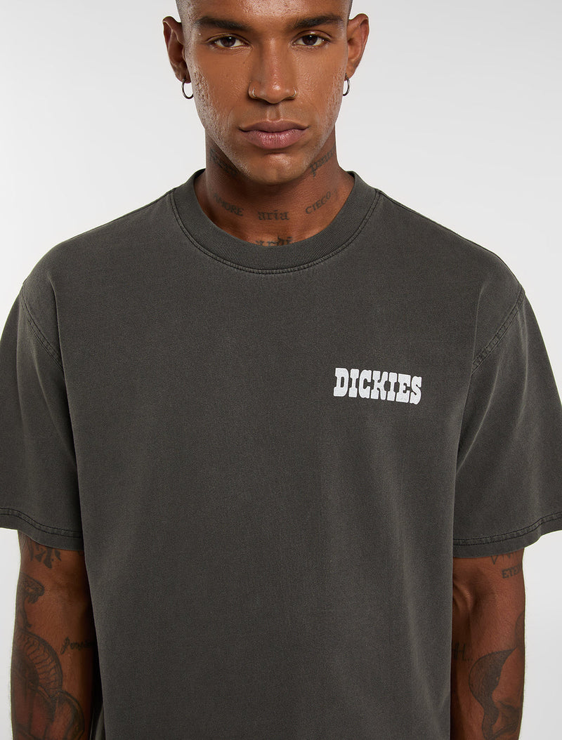 Load image into Gallery viewer, Dickies Men's Buchtell Midweight T-shirt Black DK0A883BBLK
