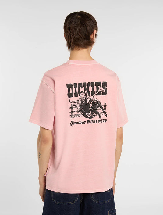 Dickies Men's Buchtell Midweight T-shirt Bridal Rose DK0A883BL47