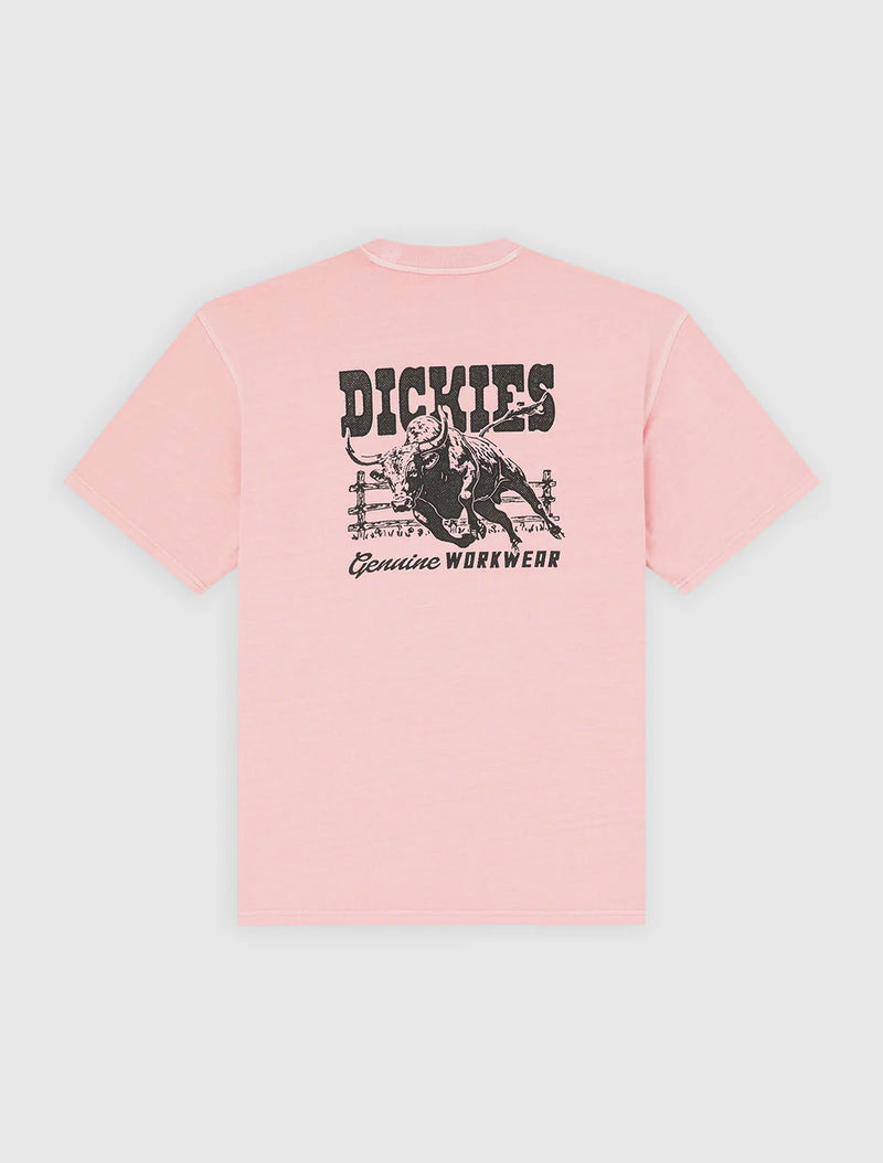Load image into Gallery viewer, Dickies Men's Buchtell Midweight T-shirt Bridal Rose DK0A883BL47

