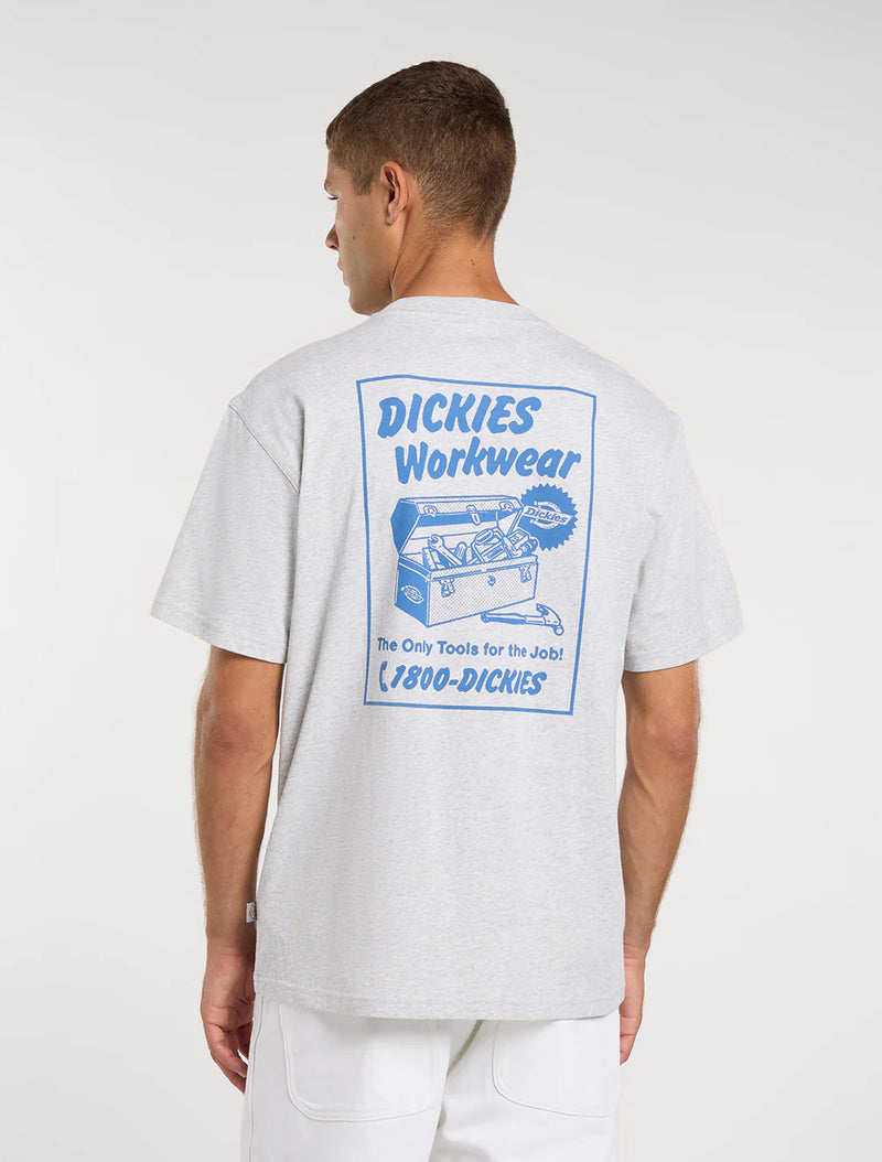 Load image into Gallery viewer, Dickies Men's Dry Ridge T-Shirt Light Grey DK0A8853A28
