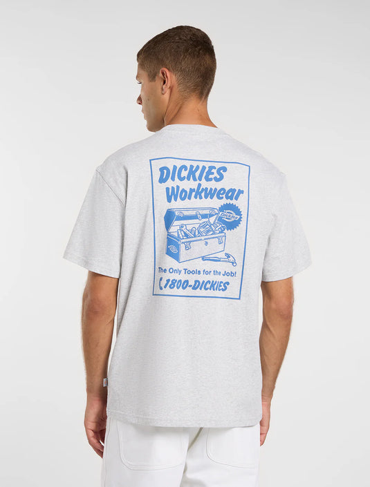 Dickies Men's Dry Ridge T-Shirt Light Grey DK0A8853A28