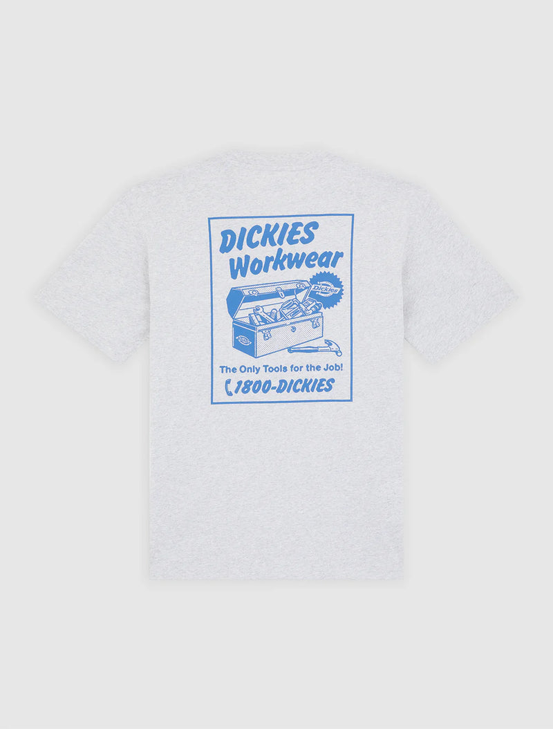 Load image into Gallery viewer, Dickies Men's Dry Ridge T-Shirt Light Grey DK0A8853A28
