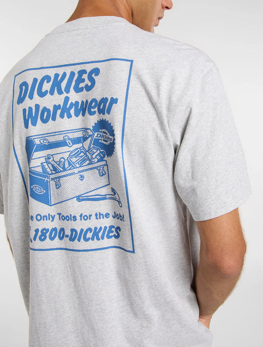 Dickies Men's Dry Ridge T-Shirt Light Grey DK0A8853A28