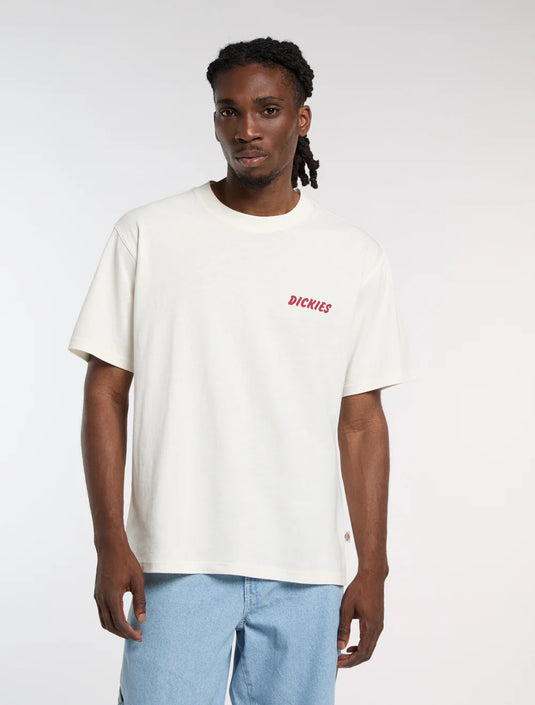 Dickies Men's Dry Ridge T-Shirt Egret DK0A8853C48