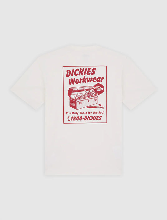 Dickies Men's Dry Ridge T-Shirt Egret DK0A8853C48