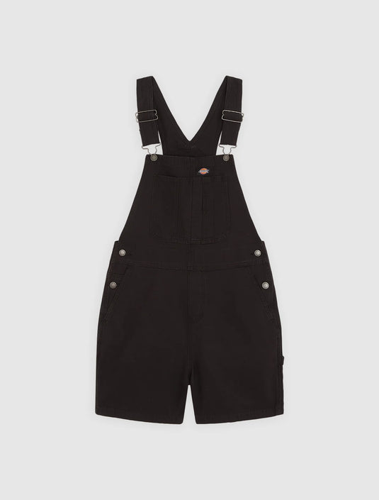Dickies Women's Lightweight Canvas Short Bib Black DK0A885GBLK