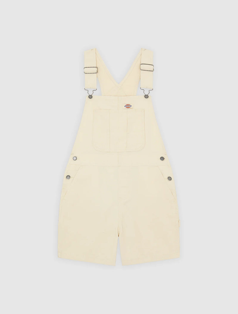 Load image into Gallery viewer, Dickies Women's Lightweight Canvas Short Bib Wood Ash DK0A885GL17
