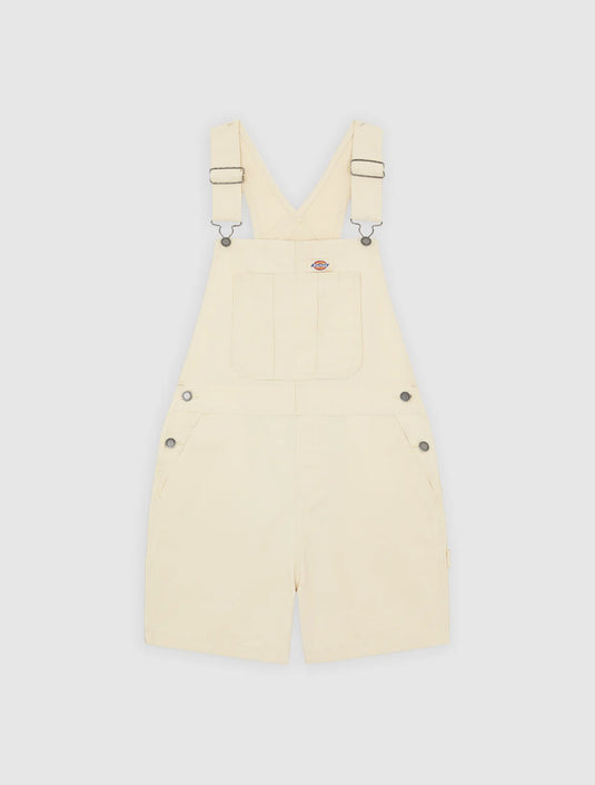 Dickies Women's Lightweight Canvas Short Bib Wood Ash DK0A885GL17