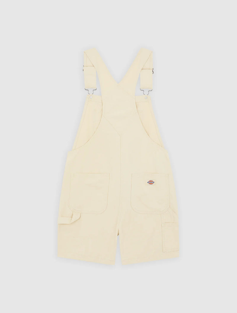 Load image into Gallery viewer, Dickies Women's Lightweight Canvas Short Bib Wood Ash DK0A885GL17
