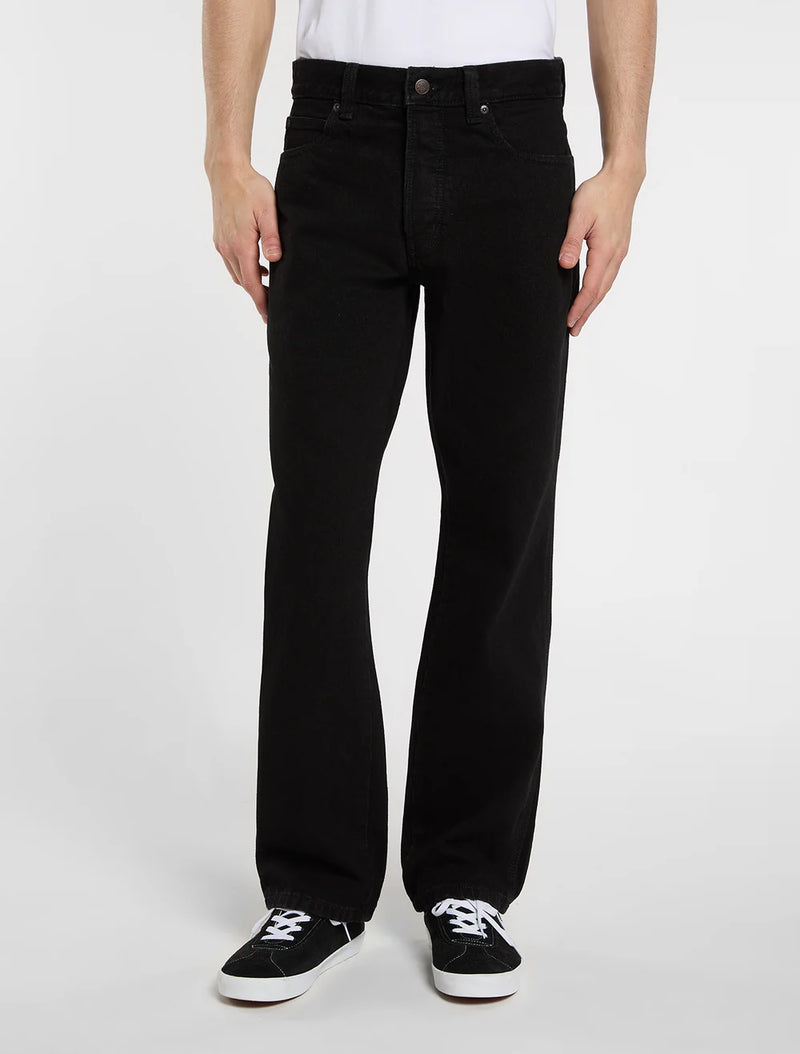 Load image into Gallery viewer, Dickies Men's 983 Regular Straight Jeans Black DK0A885HBLK
