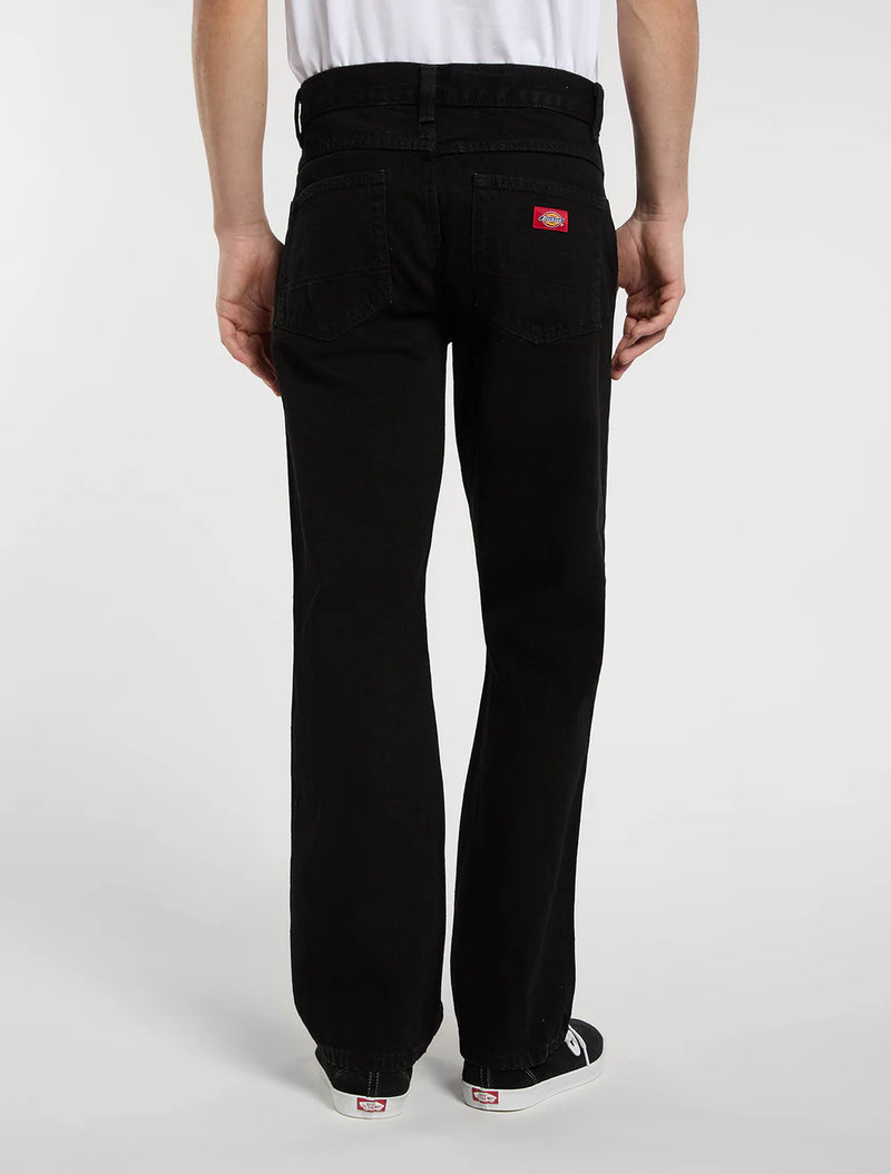 Load image into Gallery viewer, Dickies Men's 983 Regular Straight Jeans Black DK0A885HBLK

