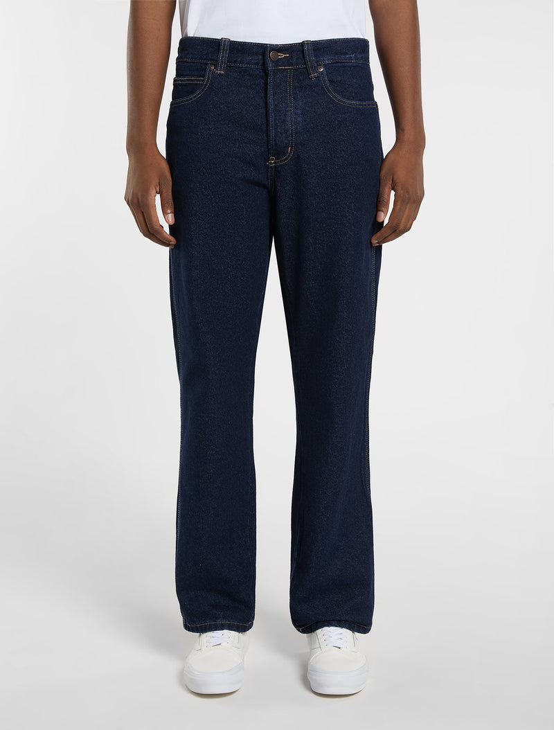 Load image into Gallery viewer, Dickies Men's 983 Regular Straight Pants Rinsed DK0A885HRIN
