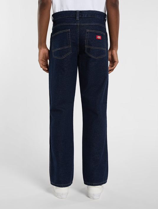 Dickies Men's 983 Regular Straight Pants Rinsed DK0A885HRIN