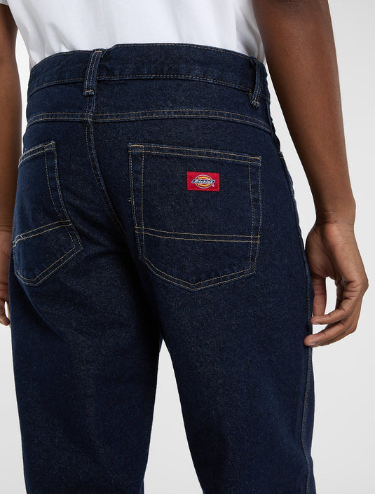 Dickies Men's 983 Regular Straight Pants Rinsed DK0A885HRIN