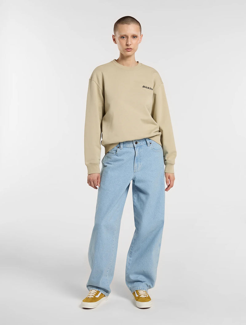 Load image into Gallery viewer, Dickies Women's 957 Loose Tapered Work Jeans Vintage Blue DK0A885JC151
