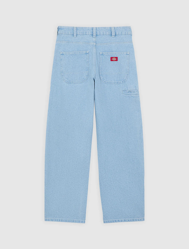 Load image into Gallery viewer, Dickies Women's 957 Loose Tapered Work Jeans Vintage Blue DK0A885JC151
