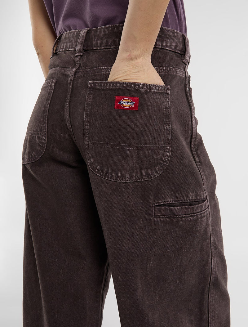 Load image into Gallery viewer, Women's Dickies 957 LSE Tapered Work Jeans Vintage Violet DK0A885JL791

