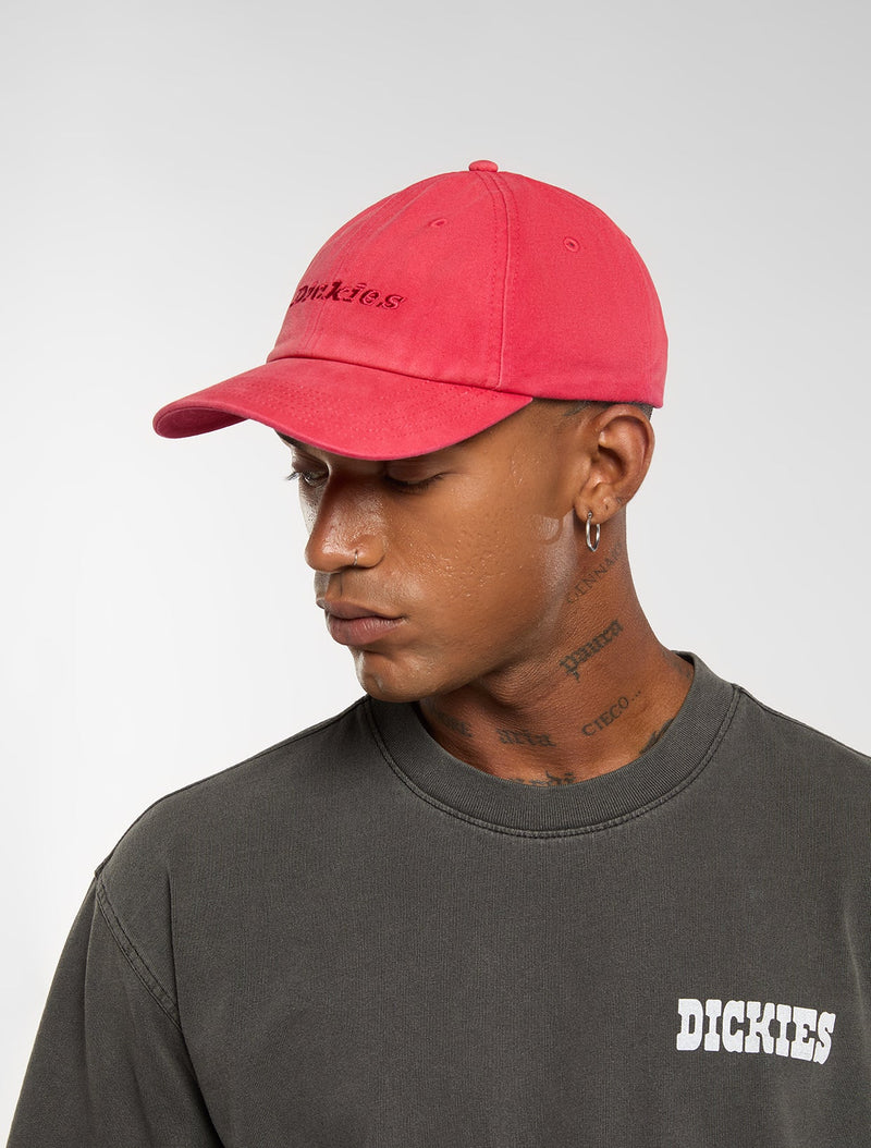 Load image into Gallery viewer, Dickies Unisex Middlefield Wash Dad Cap Garnet DK0A887ZL33

