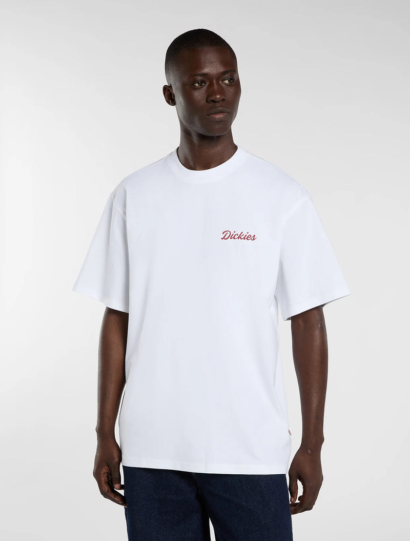 Load image into Gallery viewer, Dickies Men's Wellsville Medium Weight T-Shirt White DK0A88860WH1
