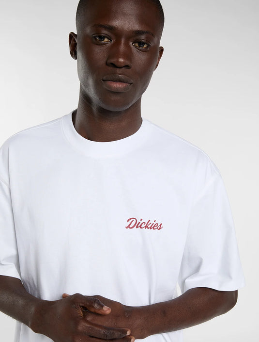 Dickies Men's Wellsville Medium Weight T-Shirt White DK0A88860WH1