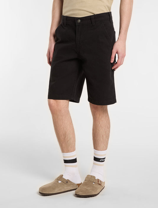 Dickies Men's Canvas 11-Inch Carpenter Shorts Black DK0A888GBLK1