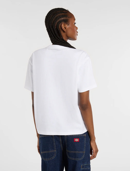 Dickies Women's Icon Medium Weight T-shirt White DK0A888J0WH