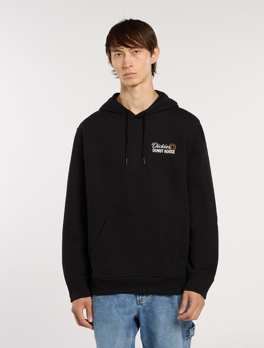 Dickies Men's Donut House Pullover Hoodie Black DK0A88ATBLK