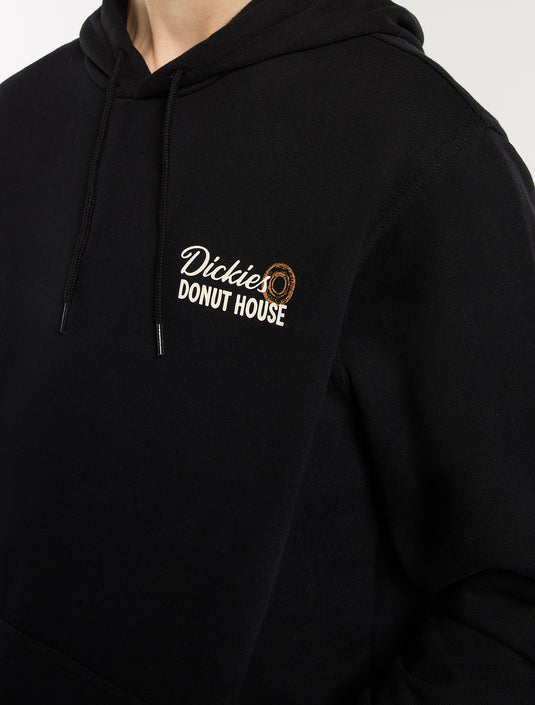 Dickies Men's Donut House Pullover Hoodie Black DK0A88ATBLK