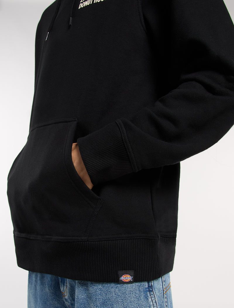 Load image into Gallery viewer, Dickies Men&#39;s Donut House Pullover Hoodie Black DK0A88ATBLK
