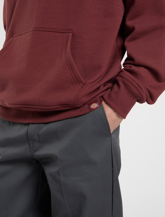 Dickies Men's Donut House Pullover Hoodie Burgundy DK0A88ATL16